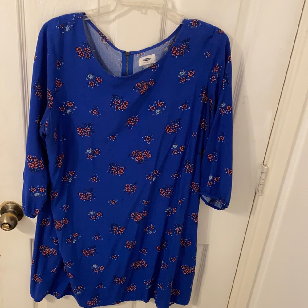 Royal blue dress perfect for spring!